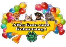 Messages German Alles Gute zum Geburtstag Tiere 007 