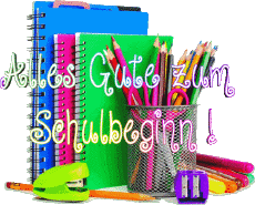 Messages Allemand Alles Gute zum Schulbeginn Fond Transparent 004 