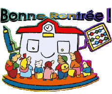 Messages French Bonne Rentrée Transparent Background 07 