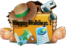 Messages English Happy Holidays Transparent Background 13 