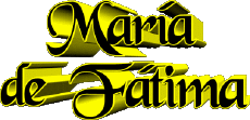 Nome FEMMINILE - Spagna M Composto María de Fátima 
