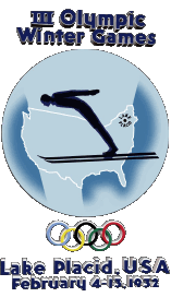 Lake Placid 1932-Sport Olympische Spiele Geschichte Logo 