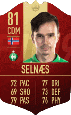 Multimedia Vídeo Juegos F I F A - Jugadores  cartas Noruega Ole Kristian Selnæs 