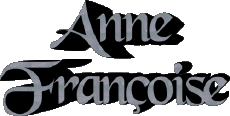 Vorname WEIBLICH - Frankreich A Zusammengesetzter Anne Françoise 