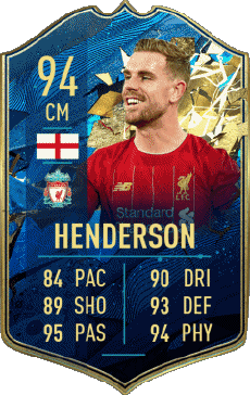 Multimedia Vídeo Juegos F I F A - Jugadores  cartas Angleterre Jordan Henderson 