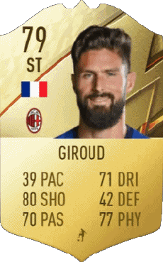 Multimedia Videospiele F I F A - Karten Spieler Frankreich Olivier Giroud 
