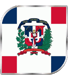 Banderas América República Dominicana Plaza 