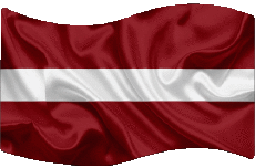 Banderas Europa Letonia Rectángulo 