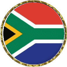 Flags Africa South Africa Round - Rings 