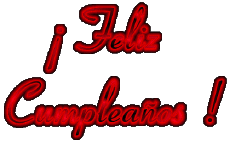 Nachrichten Spanisch Feliz Cumpleaños Fluo - Neon 001 