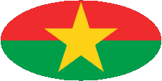 Flags Africa Burkina Faso Various 