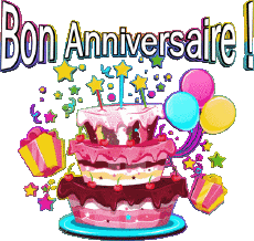 Messages Français Bon Anniversaire Gateaux 003 