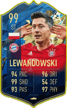 Multi Média Jeux Vidéo F I F A - Joueurs Cartes Pologne Robert Lewandowski 