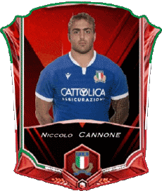 Sports Rugby - Joueurs Italie Niccolo Cannone 