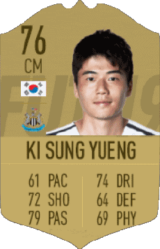 Multimedia Vídeo Juegos F I F A - Jugadores  cartas Corea del Sur Ki Sung Yueng 