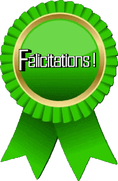 Nachrichten Französisch Félicitations 03 