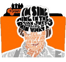 Multimedia V International Uhrwerk Orange Symbole 