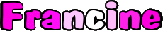 Nombre FEMENINO - Francia F Francine 