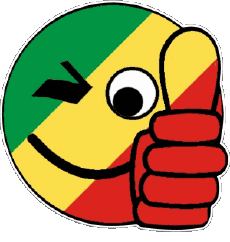Flags Africa Congo Smiley - OK 