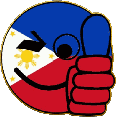 Flags Asia Philippines Smiley - OK 