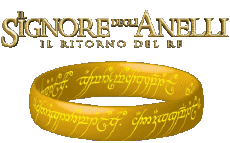 Multi Média Cinéma International Le Seigneur des Anneaux Le Retour du roi Logo Italien 
