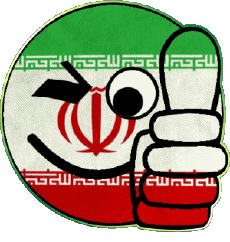 Fahnen Asien Iran Smiley - OK 