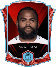 Sports Rugby - Joueurs Fidji Peceli Yato 