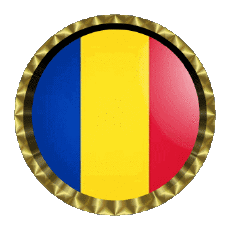 Banderas Europa Rumania Ronda - Anillos 