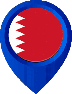 Bandiere Asia Bahrein Perno di posizione 