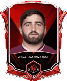 Sports Rugby - Joueurs Géorgie Beka Saginadze 