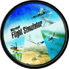 Multi Média Jeux Vidéo Flight Simulator Microsoft Icônes 