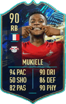 Multi Media Video Games F I F A - Card Players France Nordi Mukiele 