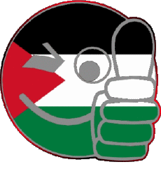 Bandiere Asia Palestina Faccina - OK 
