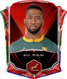 Sports Rugby - Joueurs Afrique du Sud Siya Kolisi 