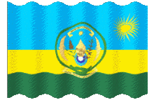 Banderas África Ruanda Ondulación 