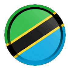 Fahnen Afrika Tansania Rund - Ringe 