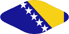 Fahnen Europa Bosnien herzegowina Verschiedene 