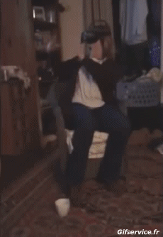 Humor -  Fun PEOPLE Virtual reality headset Seris 01 