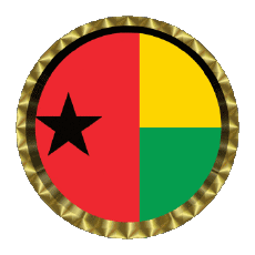 Flags Africa Guinea Bissau Round - Rings 