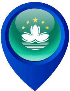Bandiere Asia Macao Perno di posizione 