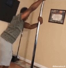 Humor -  Fun PEOPLE Pole Dance Gamelle Fail 