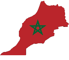 Flags Africa Morocco Map 