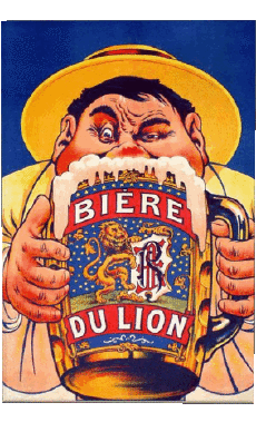 Umorismo -  Fun Poster retrò - Marchi Bieres Divers 