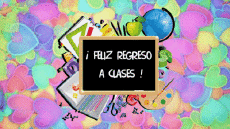 Nachrichten Spanisch Feliz Regreso a Clases Animierter Hintergrund 007 