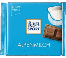 Alpenmilch-Comida Chocolates Ritter Sport Alpenmilch