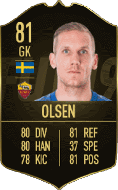 Multi Media Video Games F I F A - Card Players Sweden Robin Olsen 