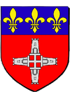 Blasón-Banderas Francia Departamentos - Ciudades 47 MARMANDE 