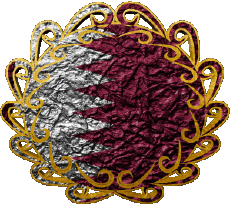 Fahnen Asien Katar Form 