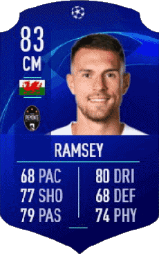 Multimedia Videospiele F I F A - Karten Spieler Wales Aaron Ramsey 