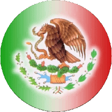 Fahnen Amerika Mexiko Runde 